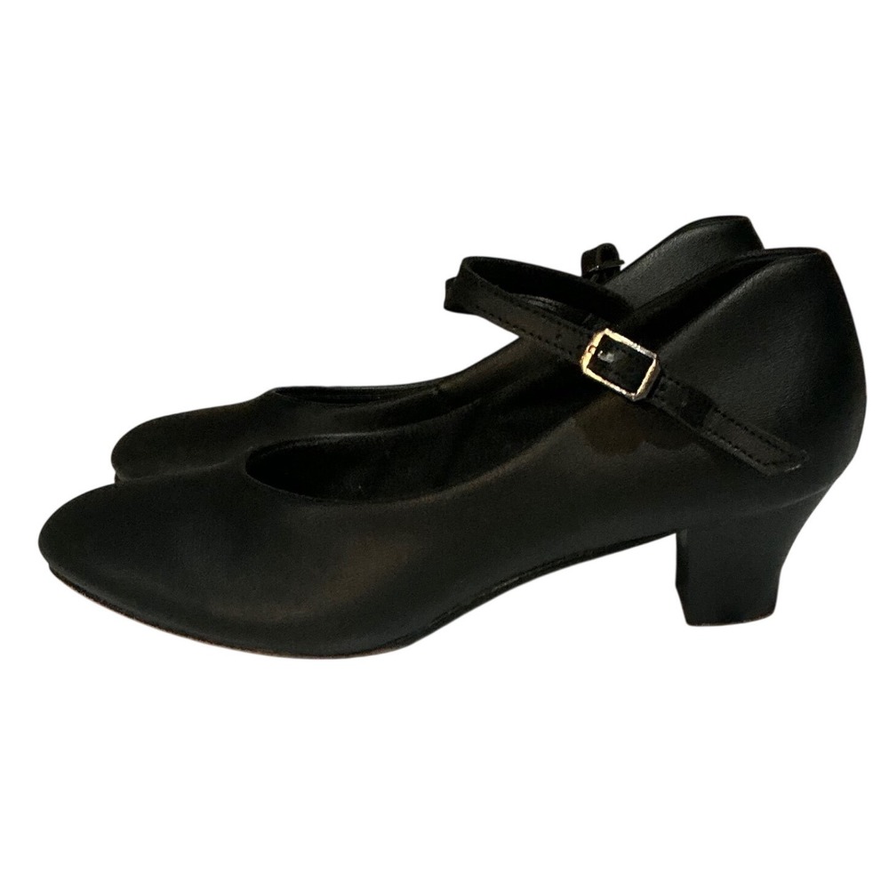 Theatricals Footwear T3100 Black Character Dance Shoes Mary Jane 7.0W 1.5" Heel